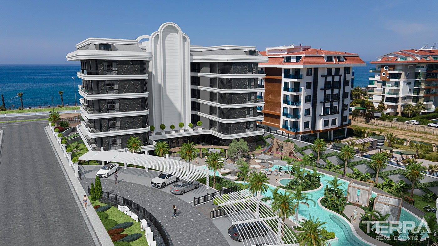 Exclusively Designed Seafront Apartments in Kestel, Alanya - 78263
