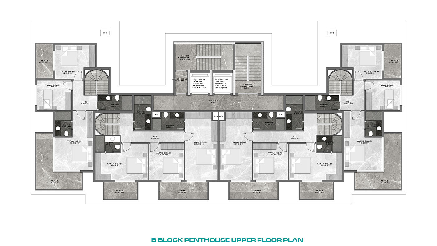 Exclusively Designed Seafront Apartments in Kestel, Alanya - 78266