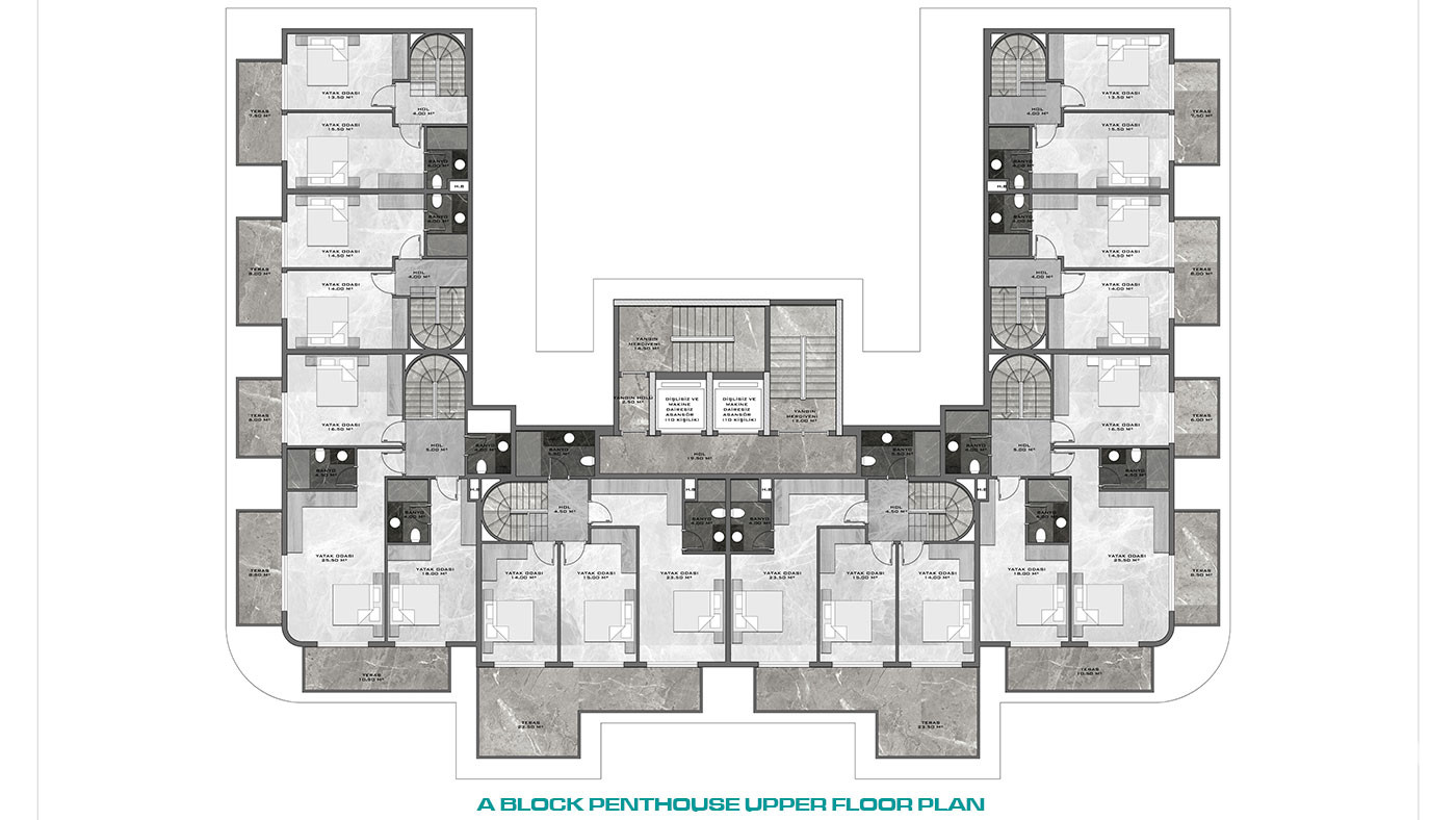 Exclusively Designed Seafront Apartments in Kestel, Alanya - 78269