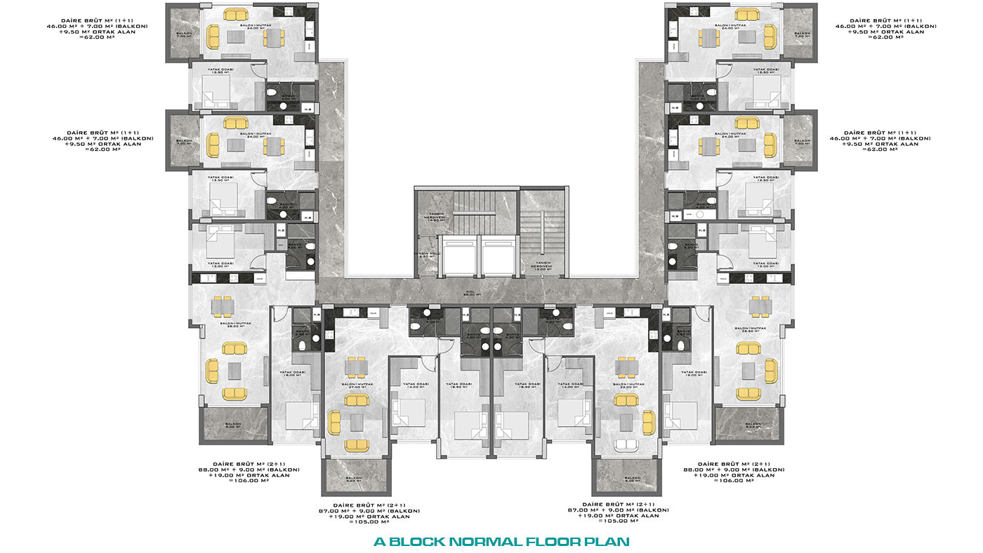 Exclusively Designed Seafront Apartments in Kestel, Alanya - 78270