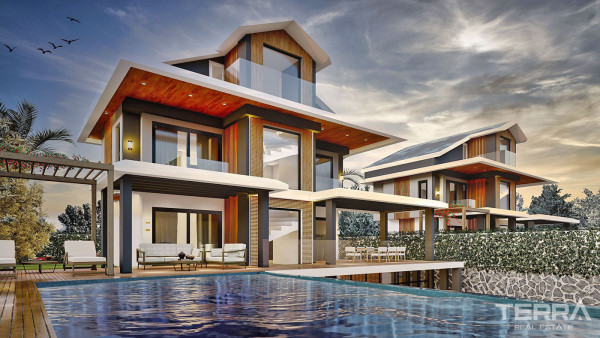 Serene Setting from Villas Close to Amenities in Fethiye