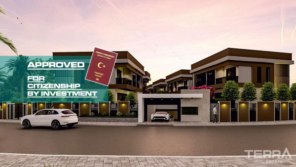 Luxurious Living Villas Suitable for Turkish Citizenship in Antalya