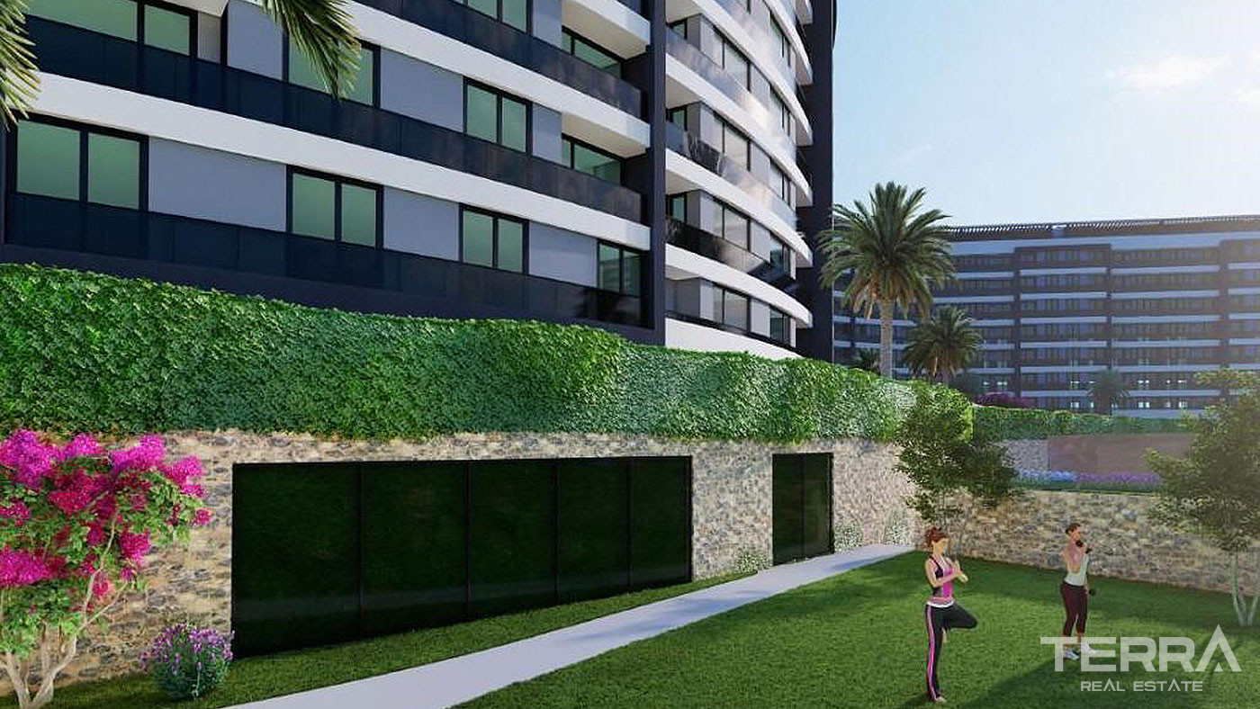 Sea View Apartments with Various Social Amenities in Antalya - 78665