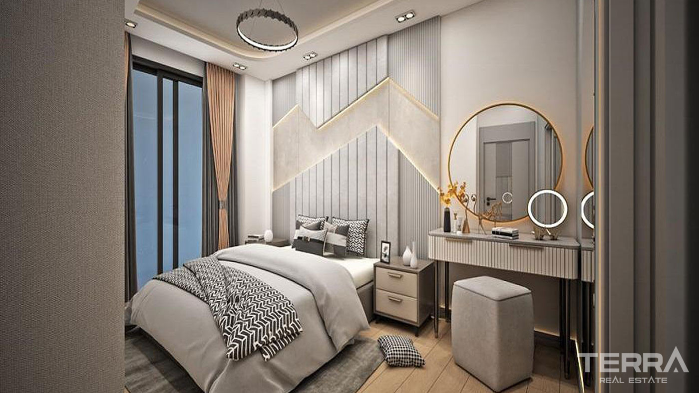 Sea View Apartments with Various Social Amenities in Antalya - 78669