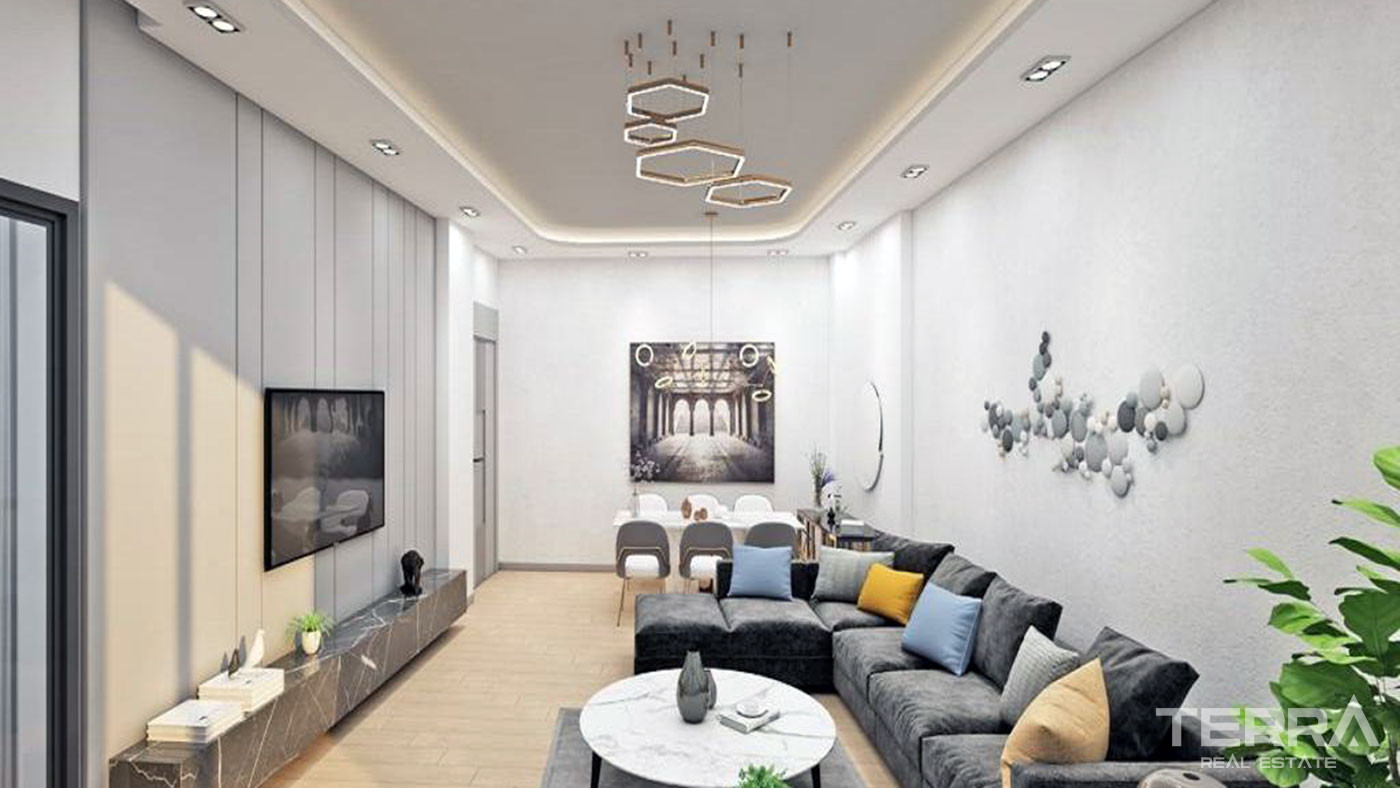 Sea View Apartments with Various Social Amenities in Antalya - 78670