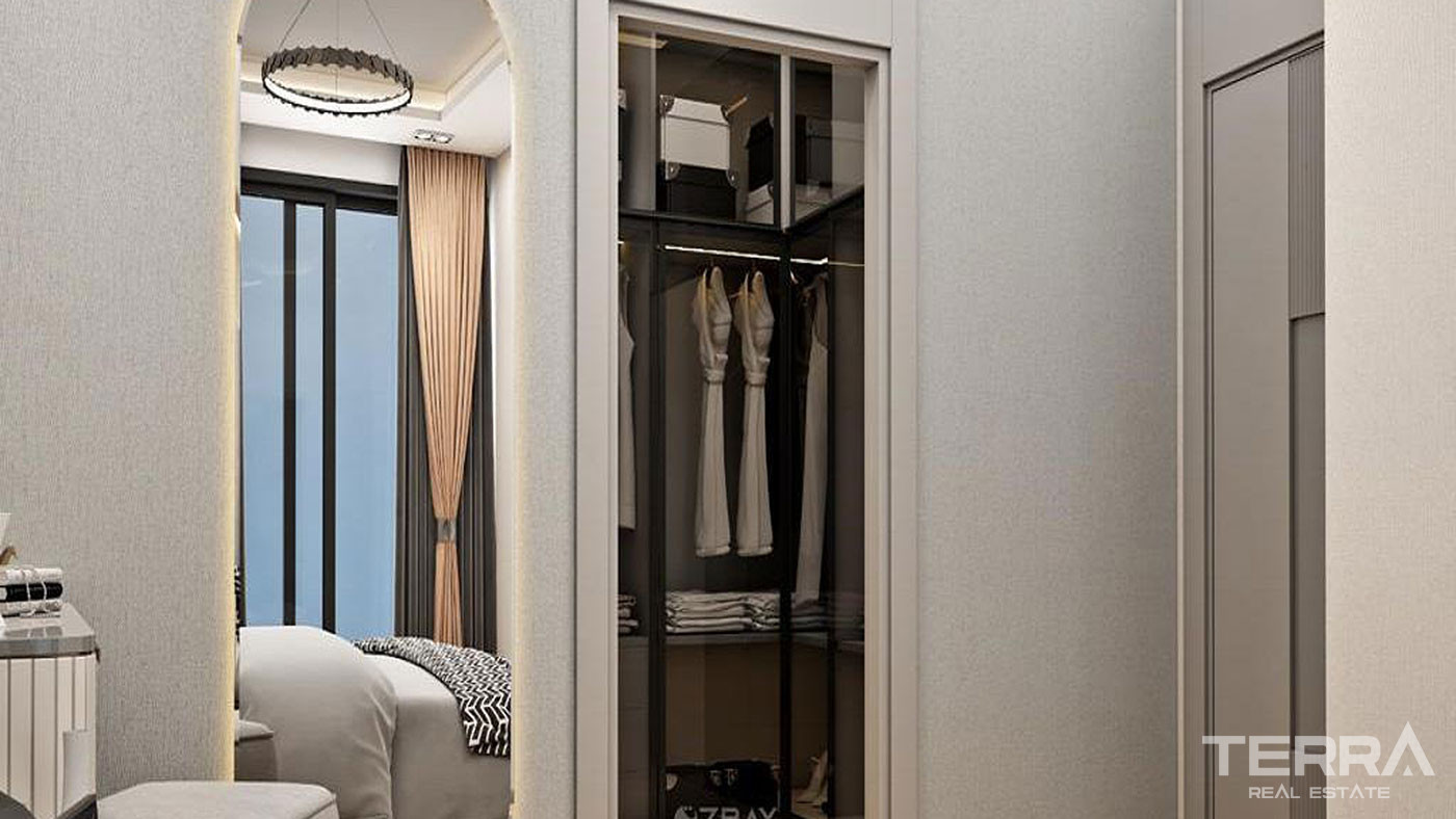 Sea View Apartments with Various Social Amenities in Antalya - 78671