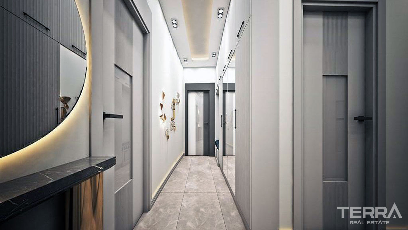 Sea View Apartments with Various Social Amenities in Antalya - 78673