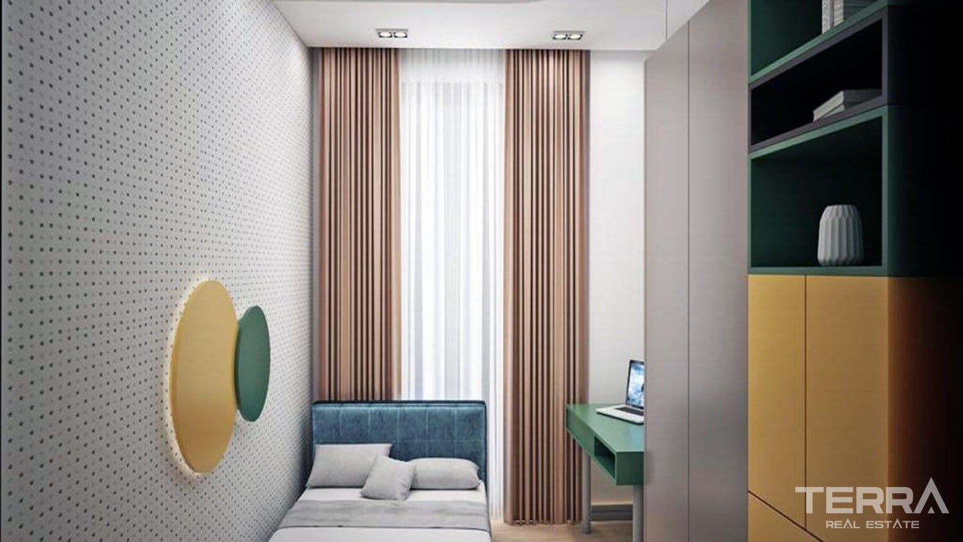 Sea View Apartments with Various Social Amenities in Antalya - 78672