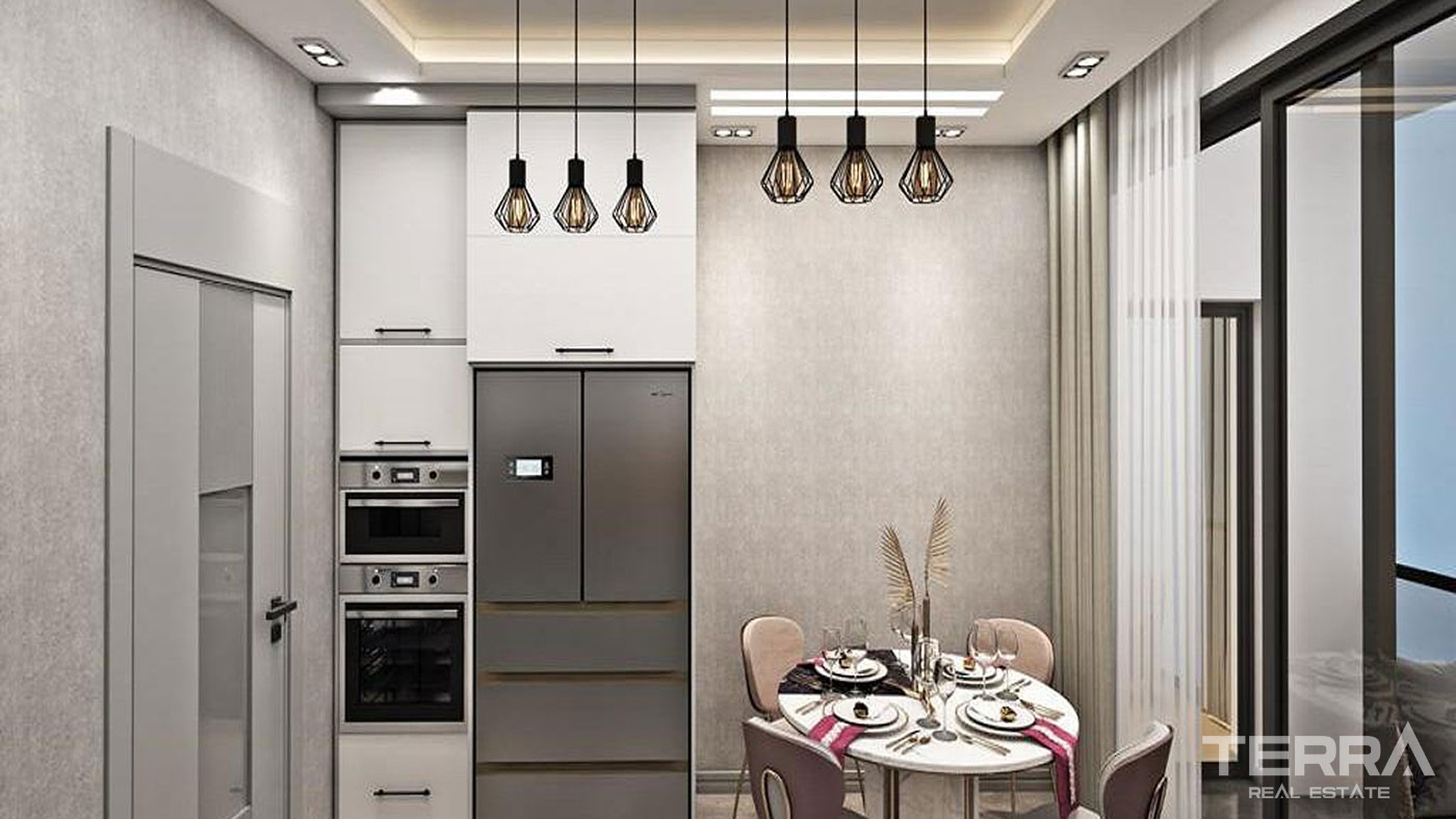 Sea View Apartments with Various Social Amenities in Antalya - 78674