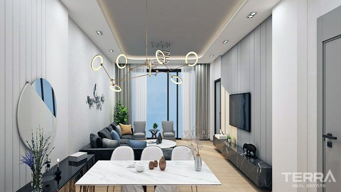 Sea View Apartments with Various Social Amenities in Antalya - 78675