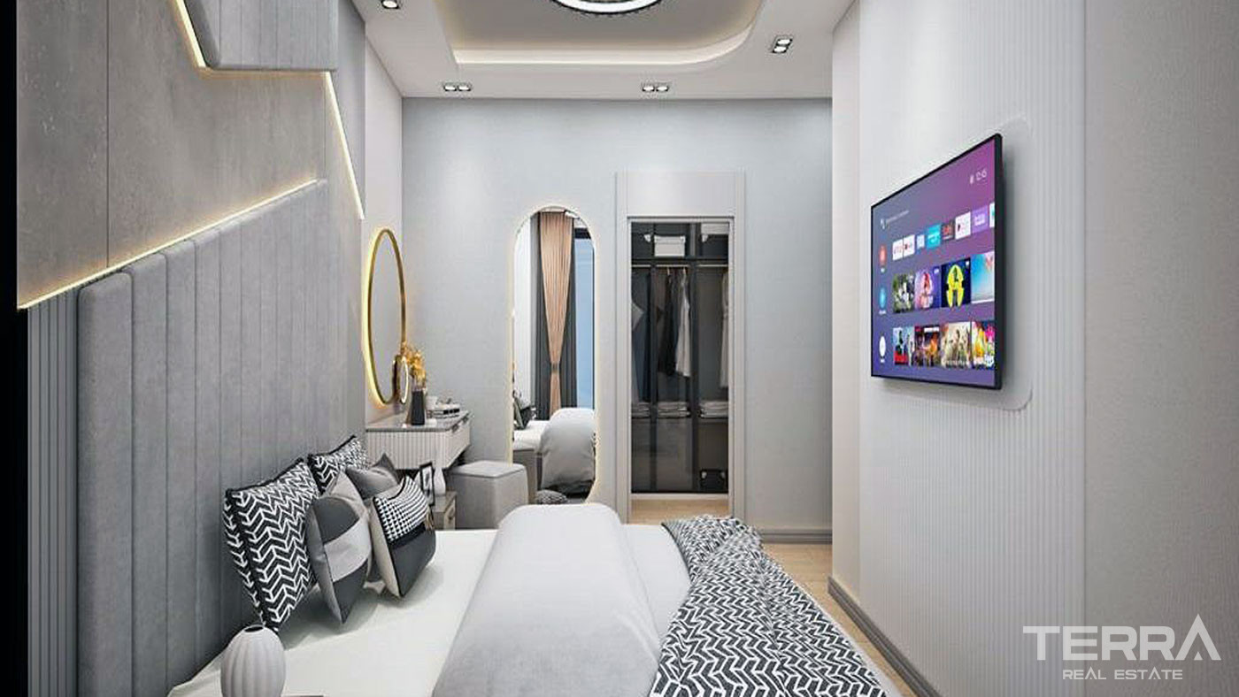 Sea View Apartments with Various Social Amenities in Antalya - 78676