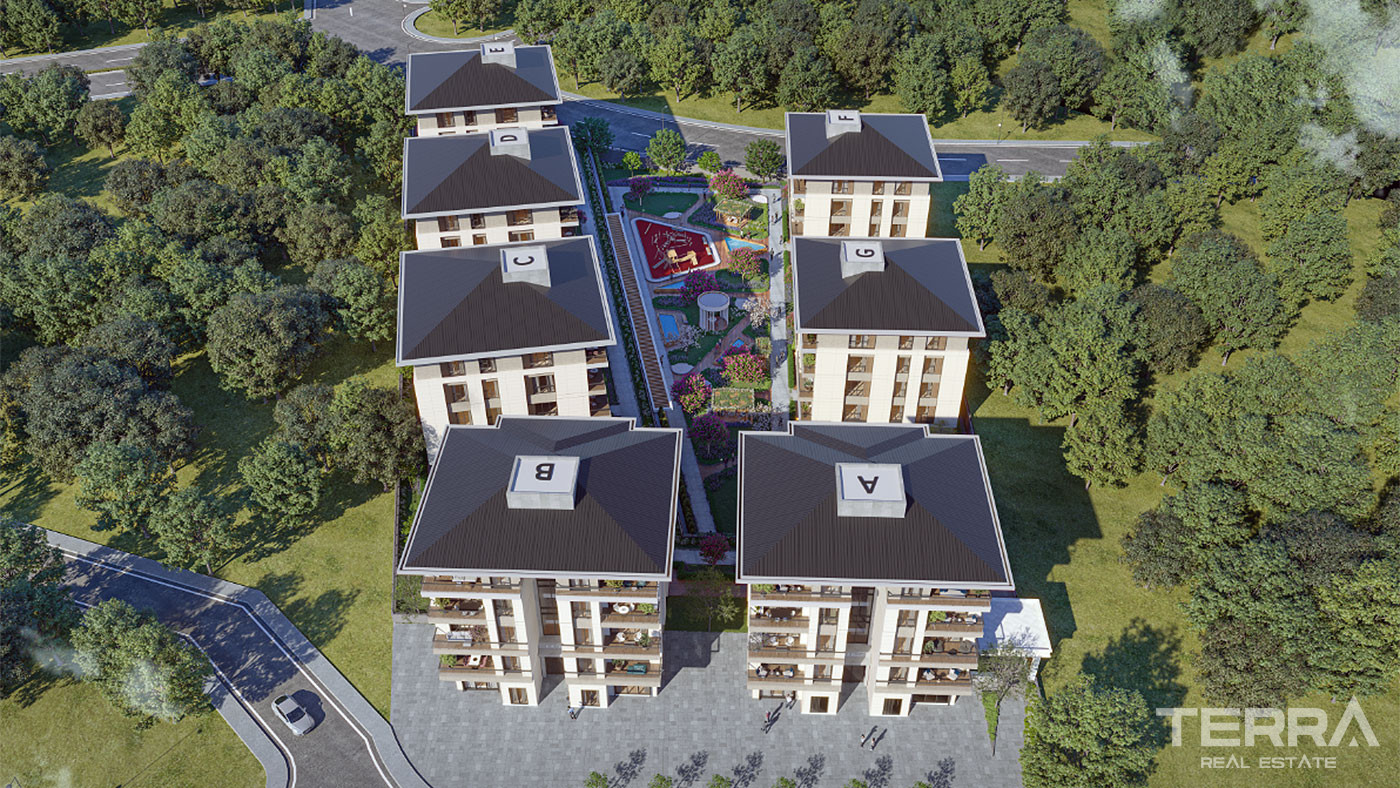 Peaceful Natural Environment with Exclusive Apartments in İstanbul - 78821