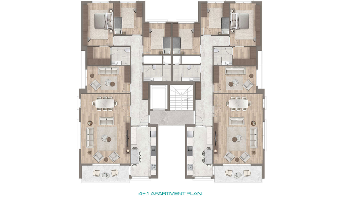 Peaceful Natural Environment with Exclusive Apartments in İstanbul - 78826