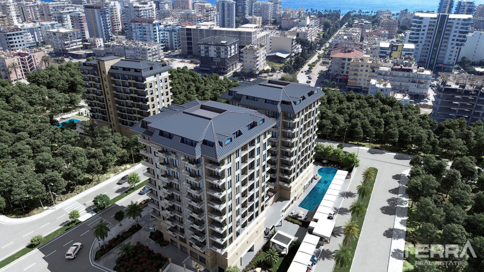 New Investment Flats in The Heart of Mahmutlar Area, Alanya