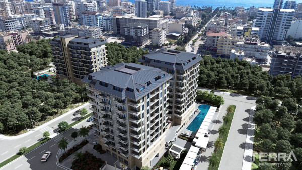 New Investment Flats in The Heart of Mahmutlar Area, Alanya