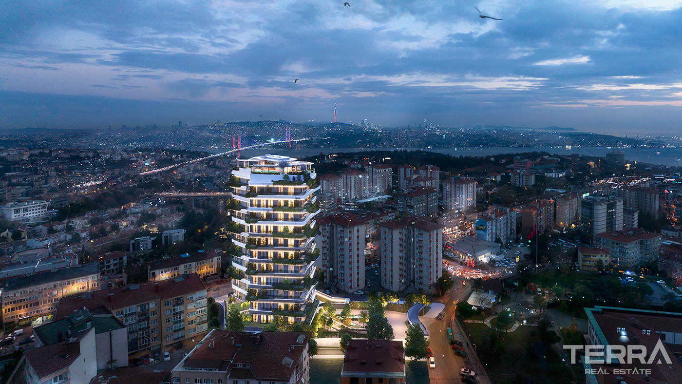 Luxe Apartments for Sale with Bosphorus View in İstanbul, Beşiktaş - 79173