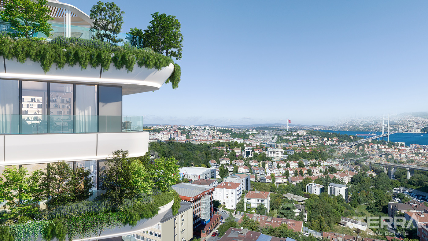 Luxe Apartments for Sale with Bosphorus View in İstanbul, Beşiktaş - 79174
