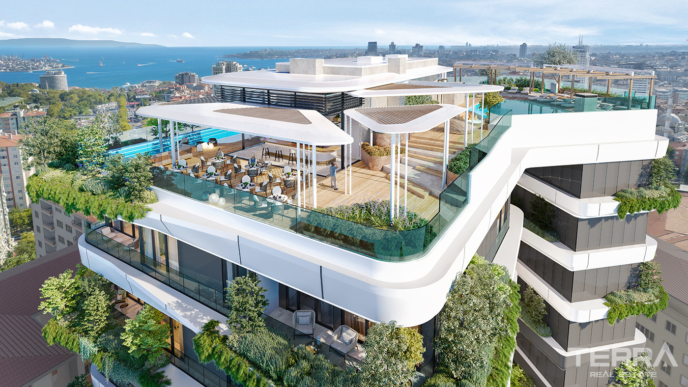 Luxe Apartments for Sale with Bosphorus View in İstanbul, Beşiktaş - 79175
