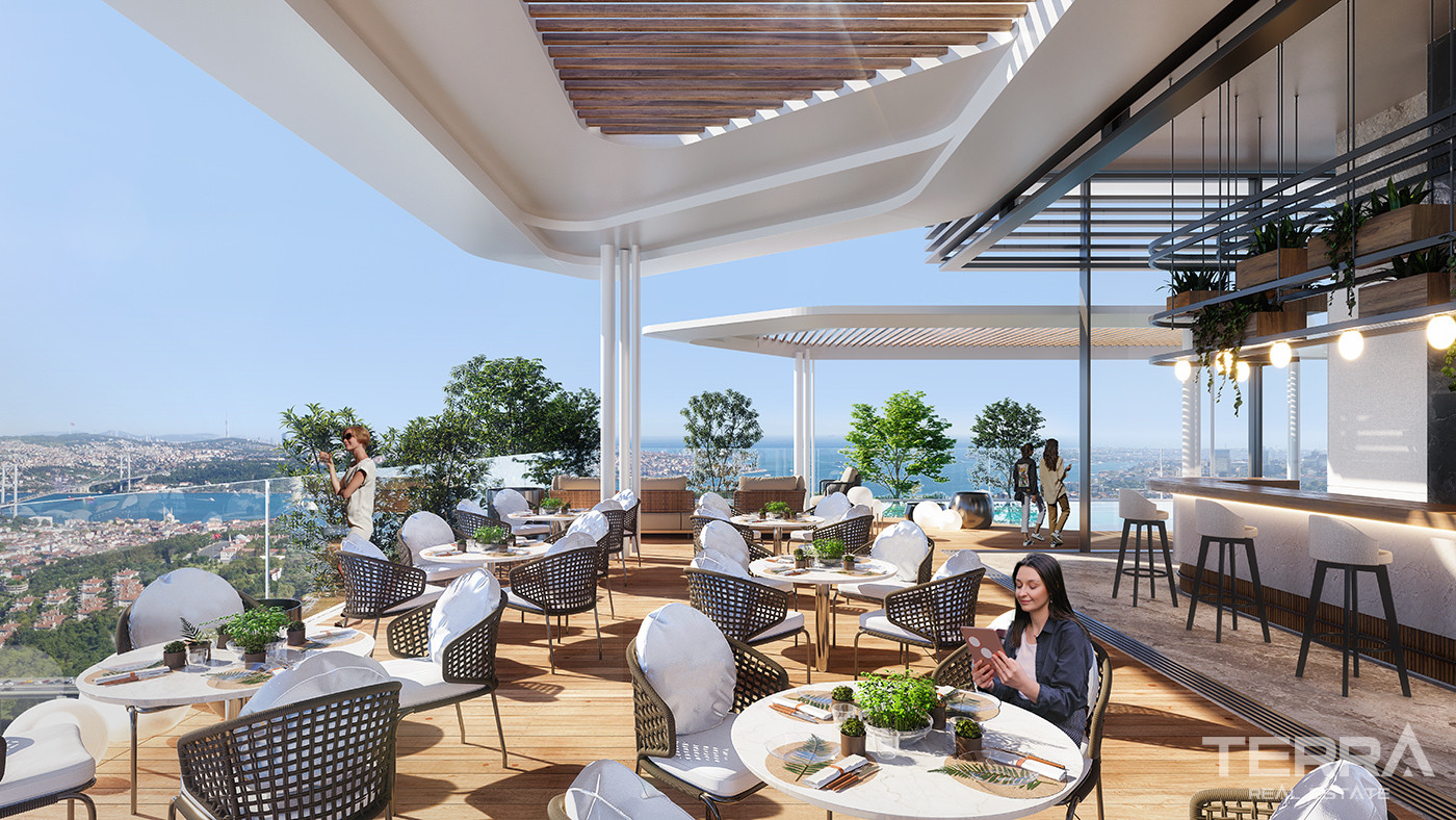 Luxe Apartments for Sale with Bosphorus View in İstanbul, Beşiktaş - 79180