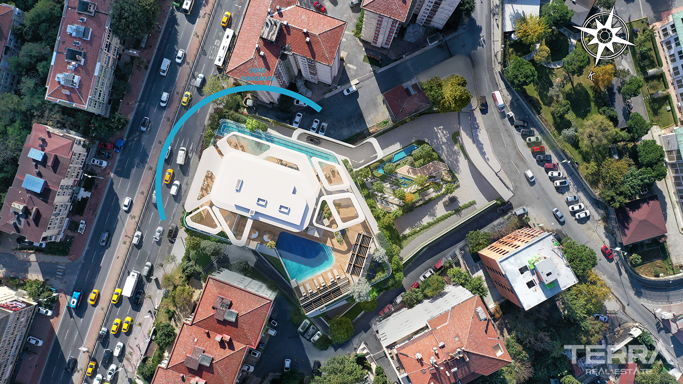 Luxe Apartments for Sale with Bosphorus View in İstanbul, Beşiktaş - 79184