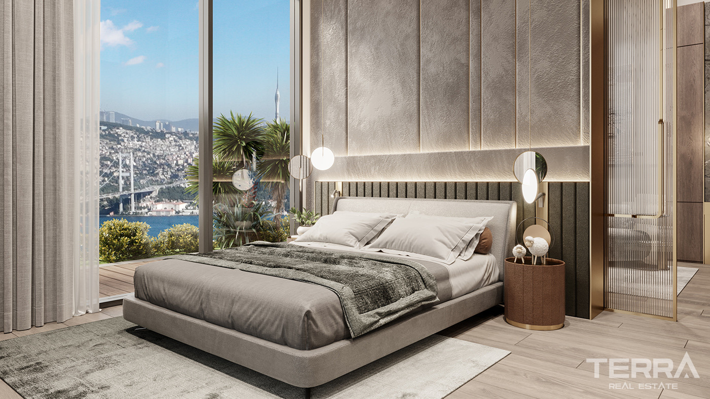 Luxe Apartments for Sale with Bosphorus View in İstanbul, Beşiktaş - 79194