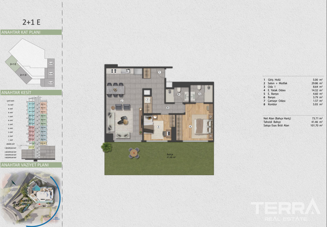 Luxe Apartments for Sale with Bosphorus View in İstanbul, Beşiktaş - 98849