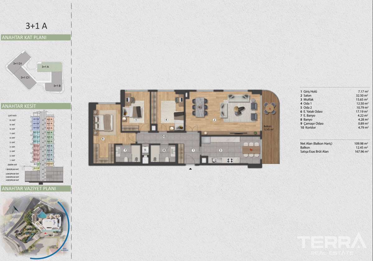 Luxe Apartments for Sale with Bosphorus View in İstanbul, Beşiktaş - 98850