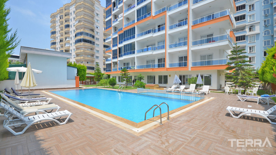 Comfy 1+1 Apartment in Alanya Near the Beach and Daily Amenities