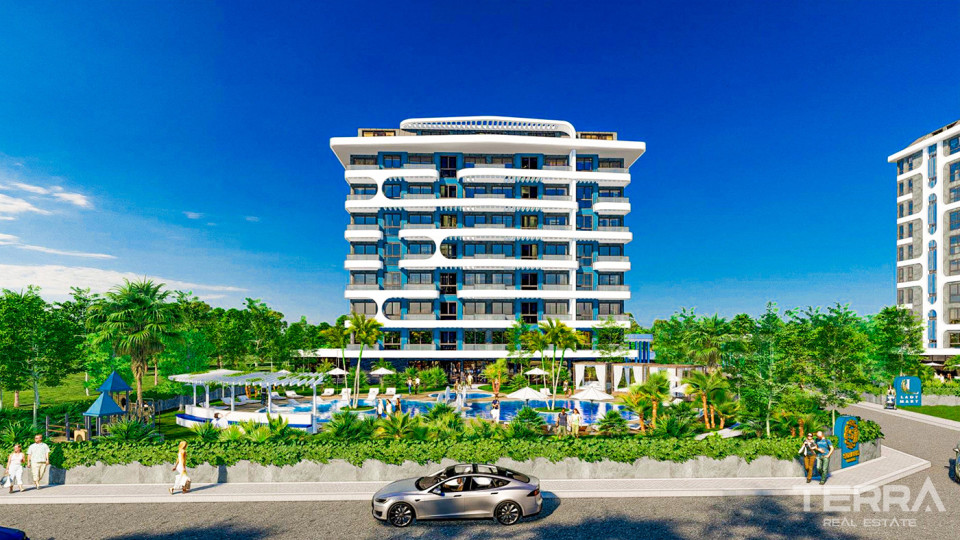 Bargain Priced Apartments in Alanya with Rich Social Facilities