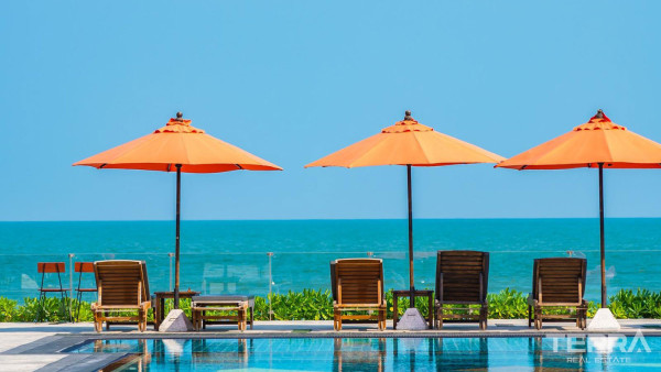 4-Star Seafront Hotel with a Private Beach in Lara, Antalya