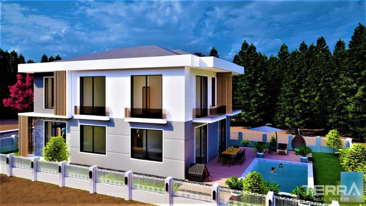 5+1 Detached Villa Offering Turkish Citizenship in Antalya, Döşemealtı - 79643