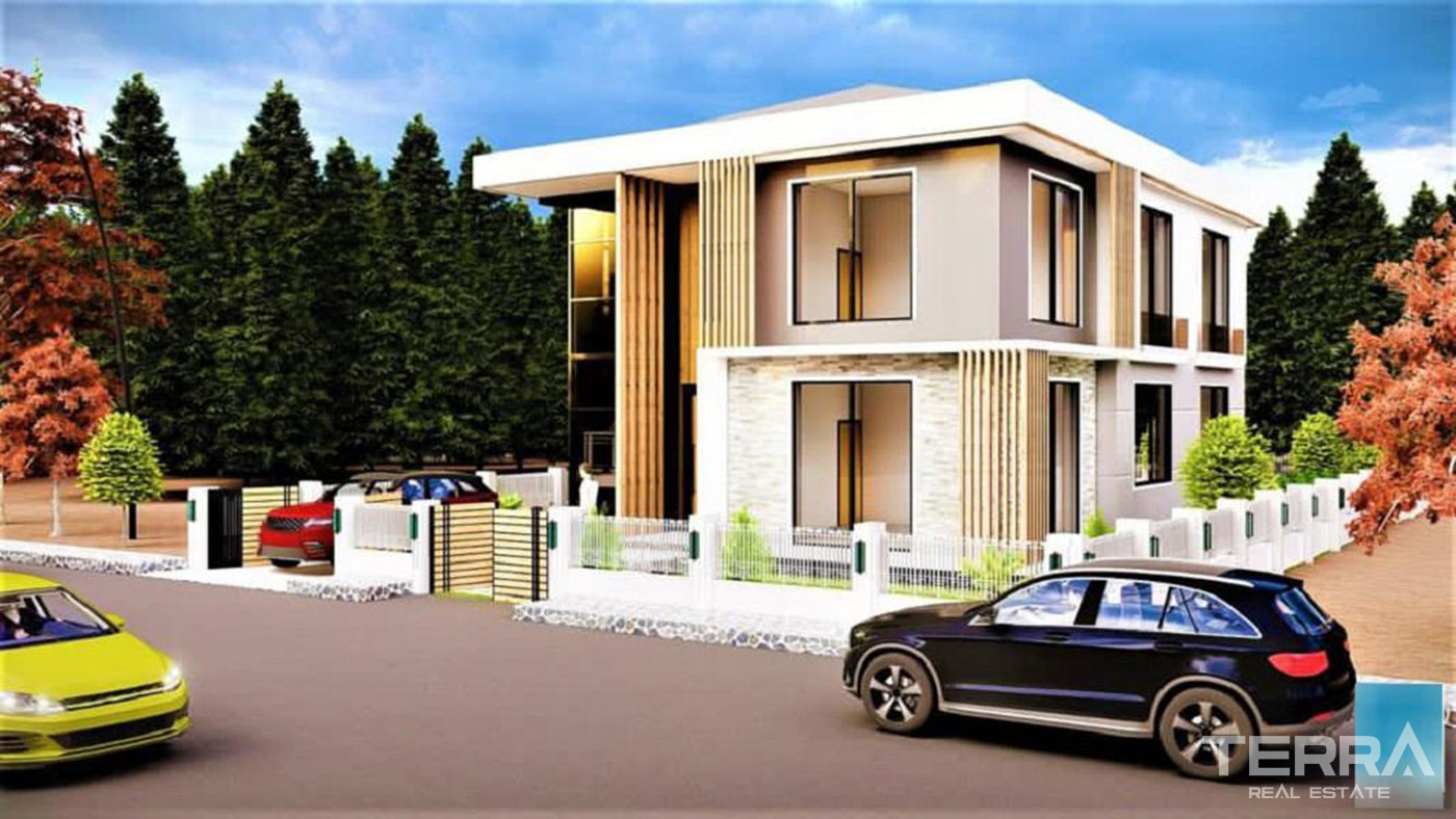 5+1 Detached Villa Offering Turkish Citizenship in Antalya, Döşemealtı - 79647