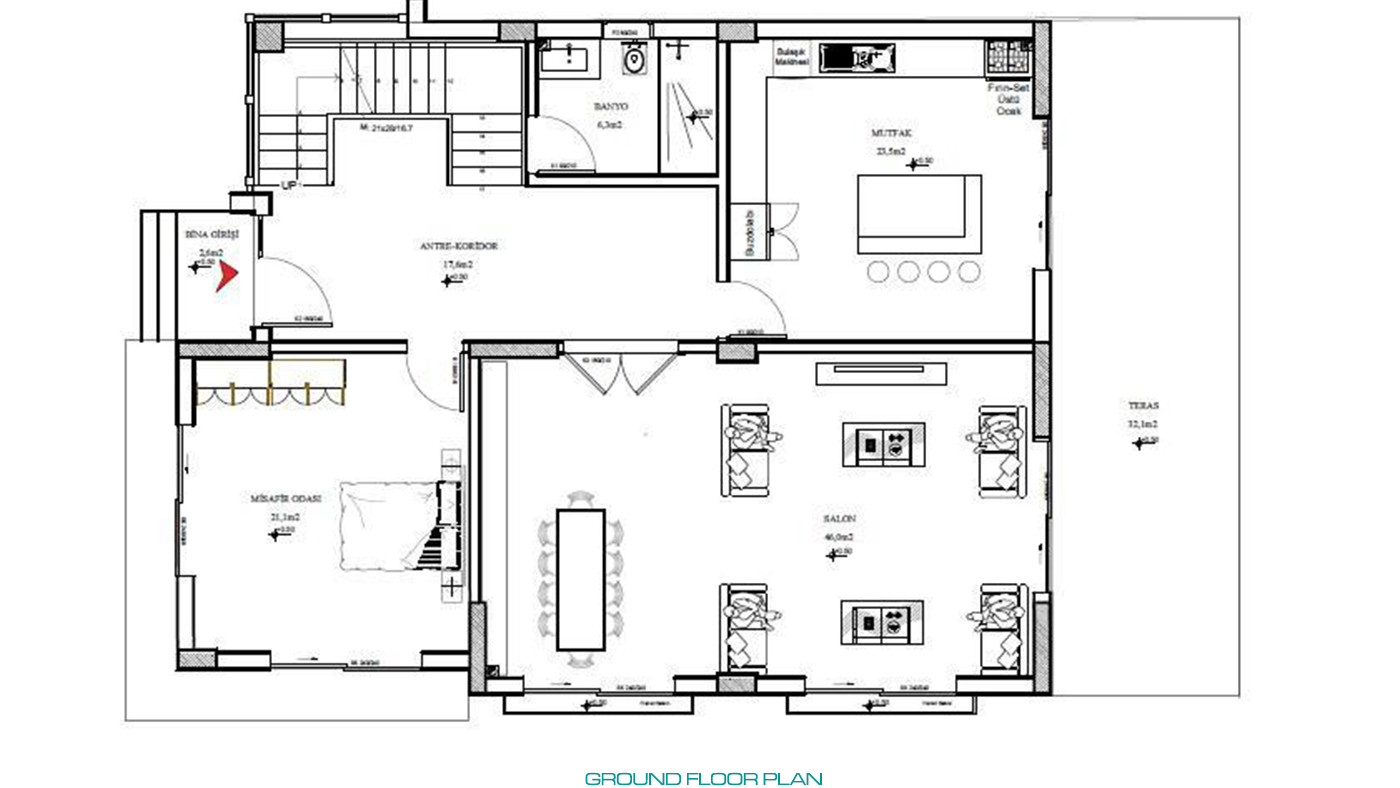 5+1 Detached Villa Offering Turkish Citizenship in Antalya, Döşemealtı - 79653