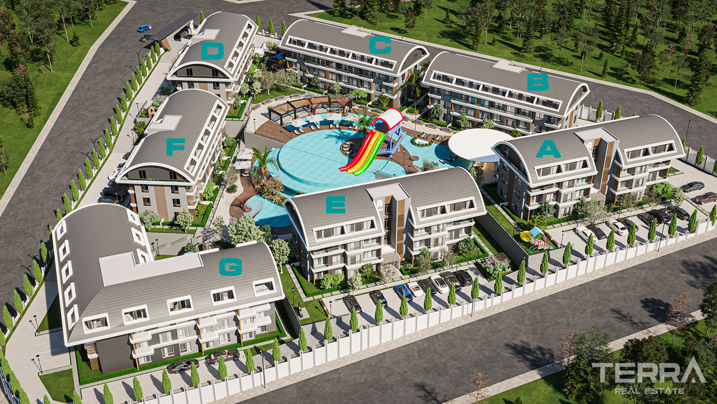 Luksusowe mieszkania w Alanyi, w nowym kompleksie blisko plaży - 79751