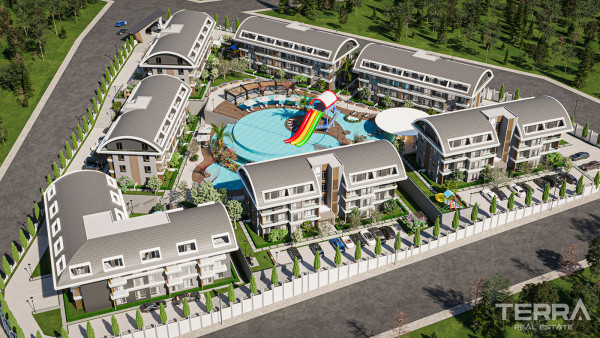 Luxury Apartment Complex in Türkler, Alanya Close to The Beach