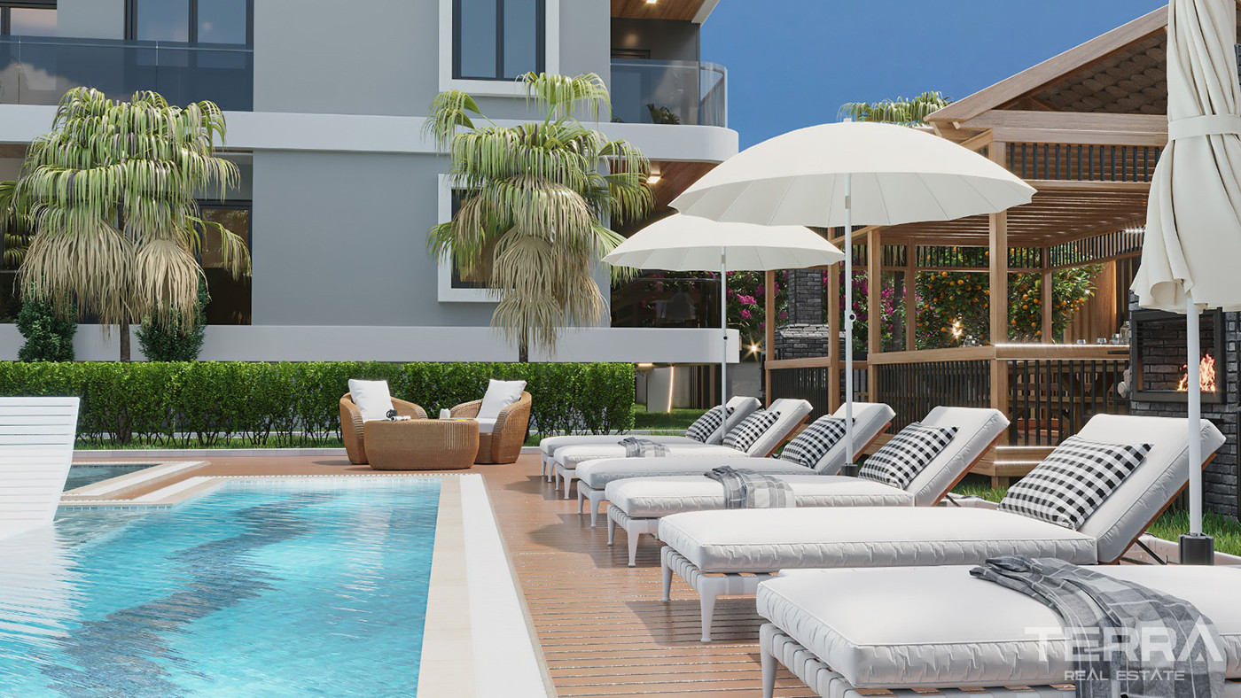 Multiple Social Facilities from Comfortable Gazipaşa Apartments - 79734