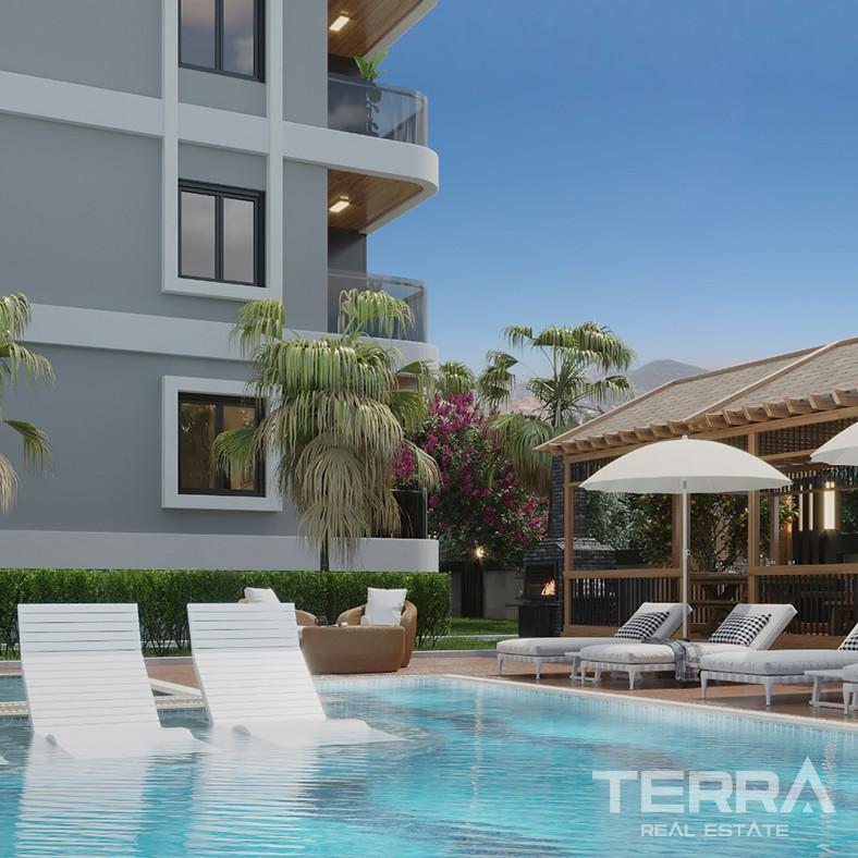 Multiple Social Facilities from Comfortable Gazipaşa Apartments - 79744