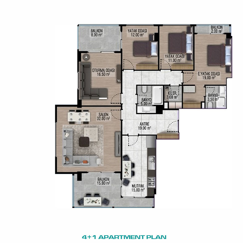 Smart Luxury Apartments with Rich On Site Amenities in Alanya - 79766