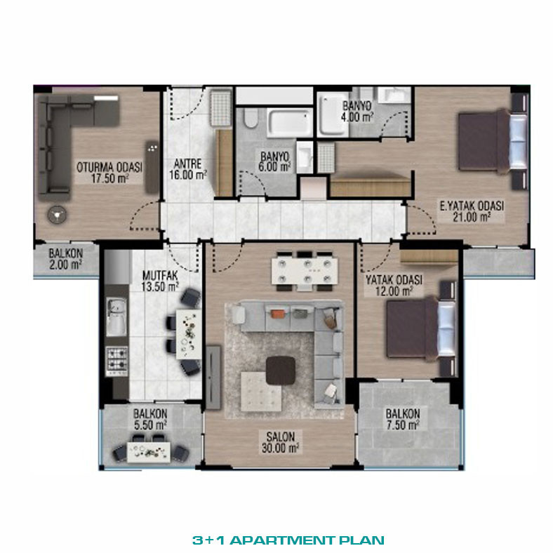 Smart Luxury Apartments with Rich On Site Amenities in Alanya - 79767