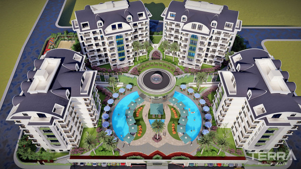 Smart Luxury Apartments with Rich On Site Amenities in Alanya