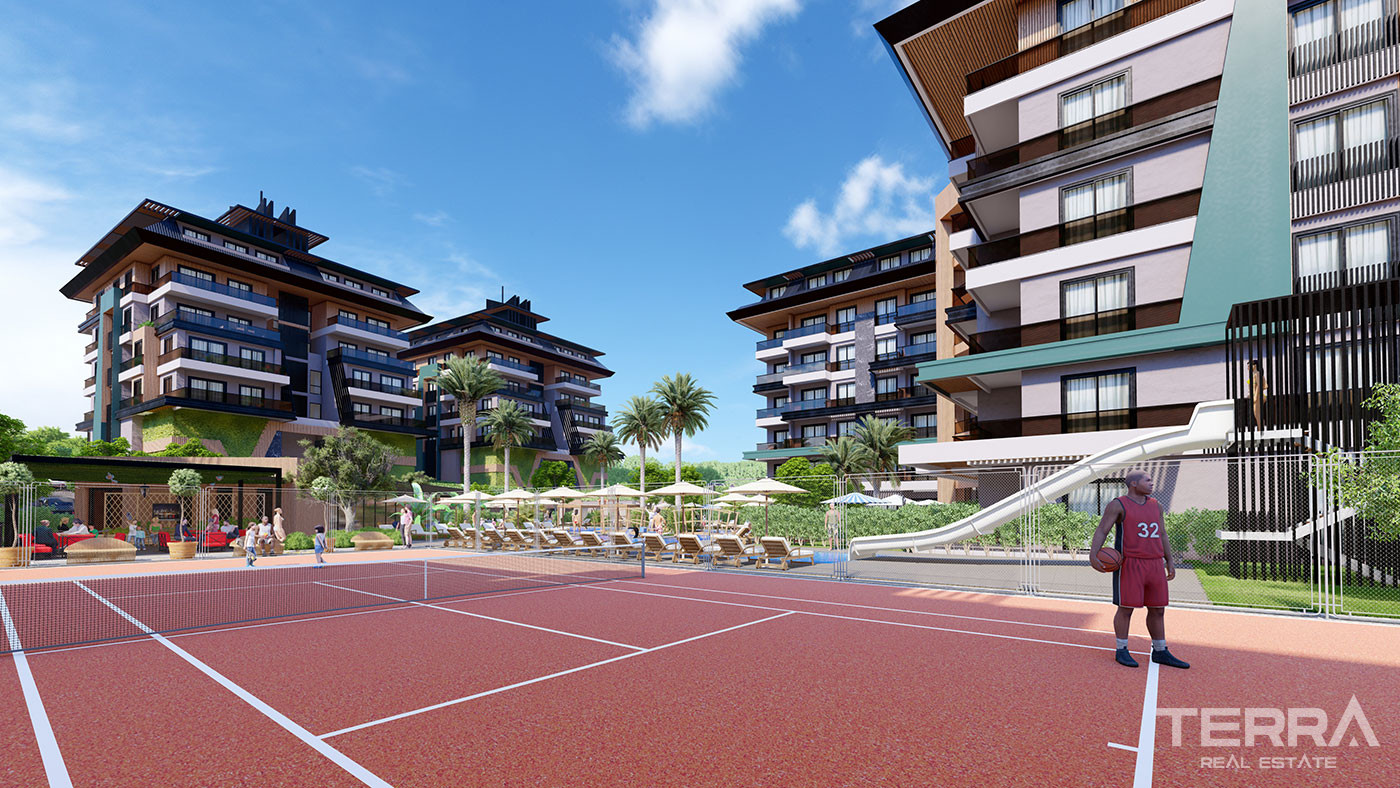 Exclusive 5 Star Concept Flats with Private Beach Club in Alanya - 79814