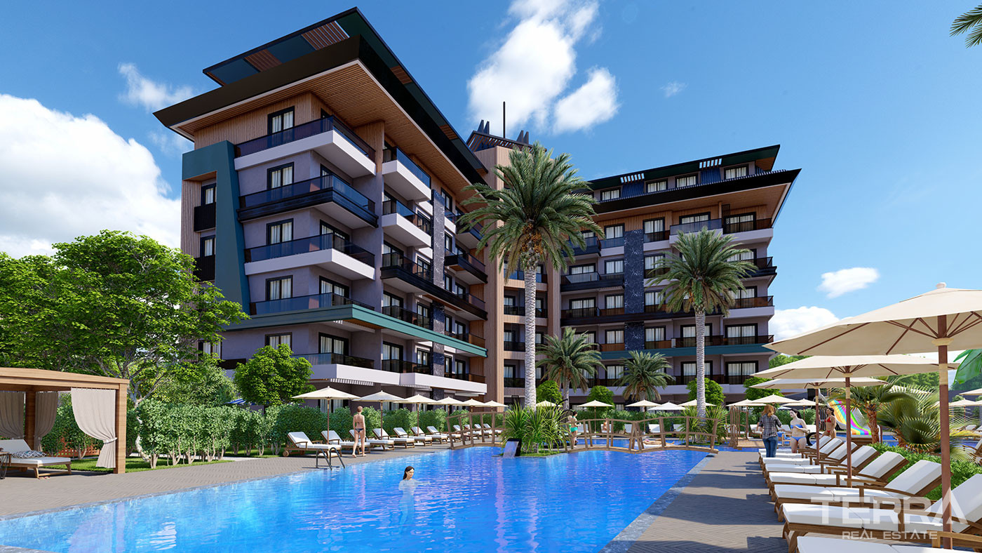 Exclusive 5 Star Concept Flats with Private Beach Club in Alanya - 79816