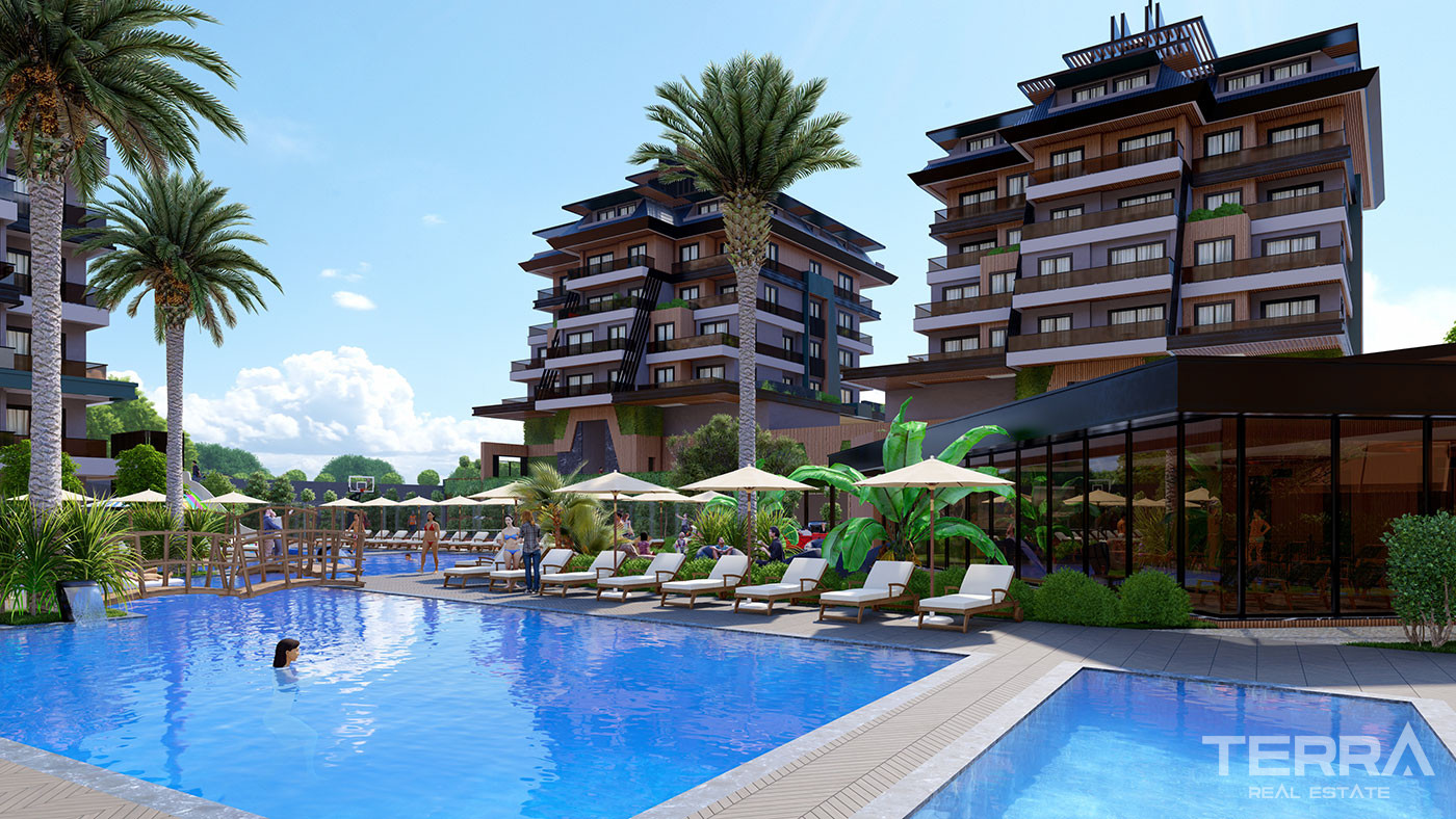 Exclusive 5 Star Concept Flats with Private Beach Club in Alanya - 79819