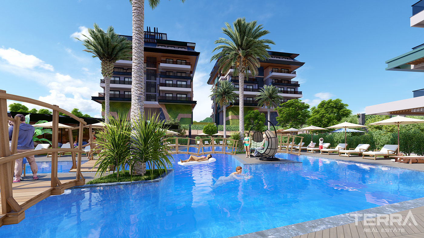 Exclusive 5 Star Concept Flats with Private Beach Club in Alanya - 79823
