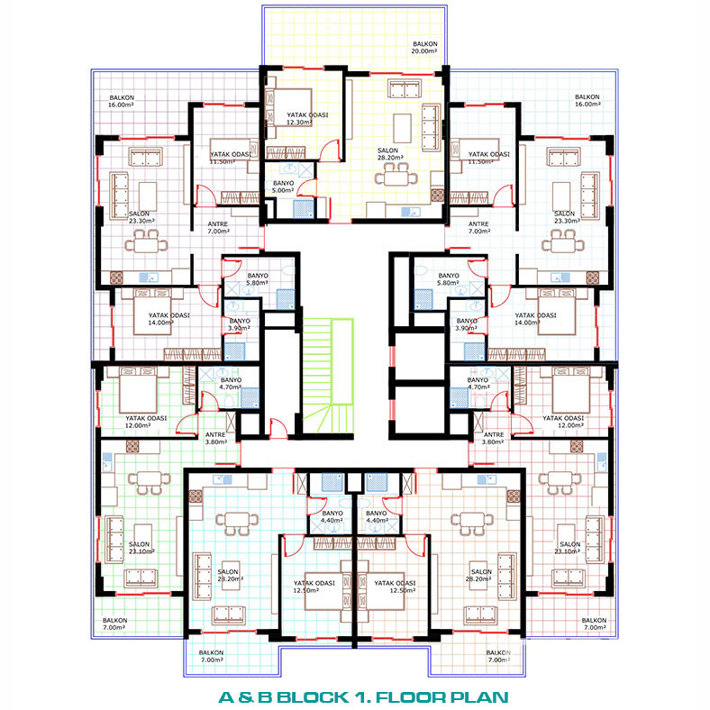 Exclusive 5 Star Concept Flats with Private Beach Club in Alanya - 79826