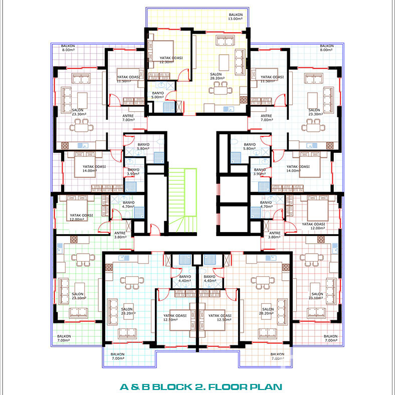 Exclusive 5 Star Concept Flats with Private Beach Club in Alanya - 79829