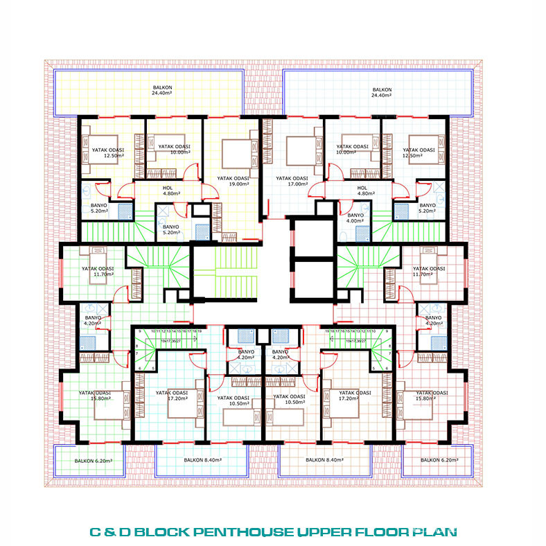Exclusive 5 Star Concept Flats with Private Beach Club in Alanya - 79831
