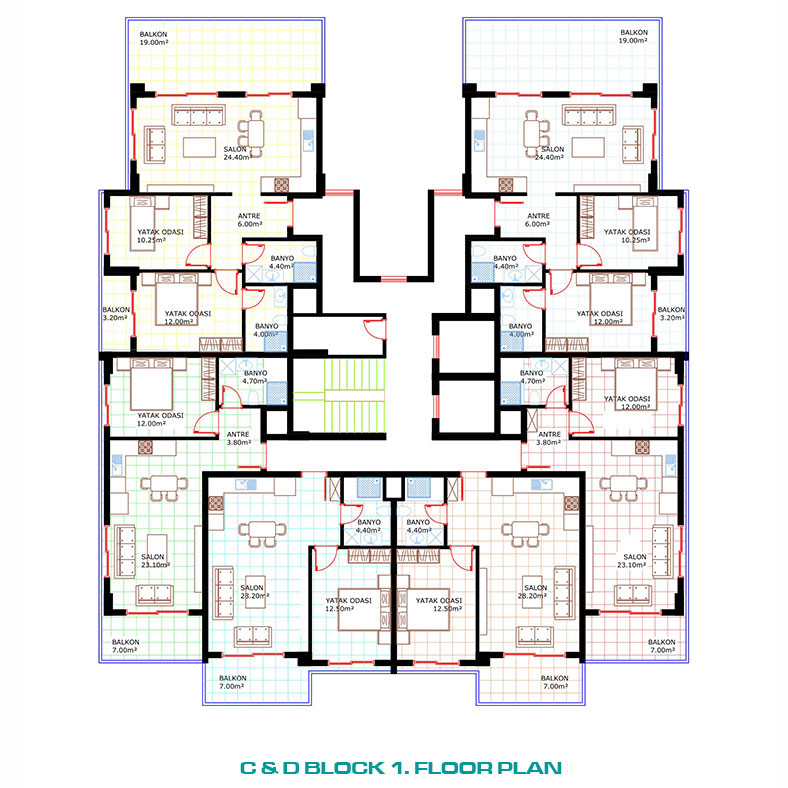 Exclusive 5 Star Concept Flats with Private Beach Club in Alanya - 79832
