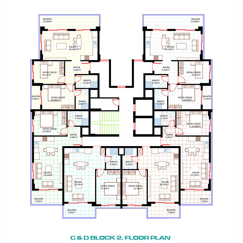 Exclusive 5 Star Concept Flats with Private Beach Club in Alanya - 79833
