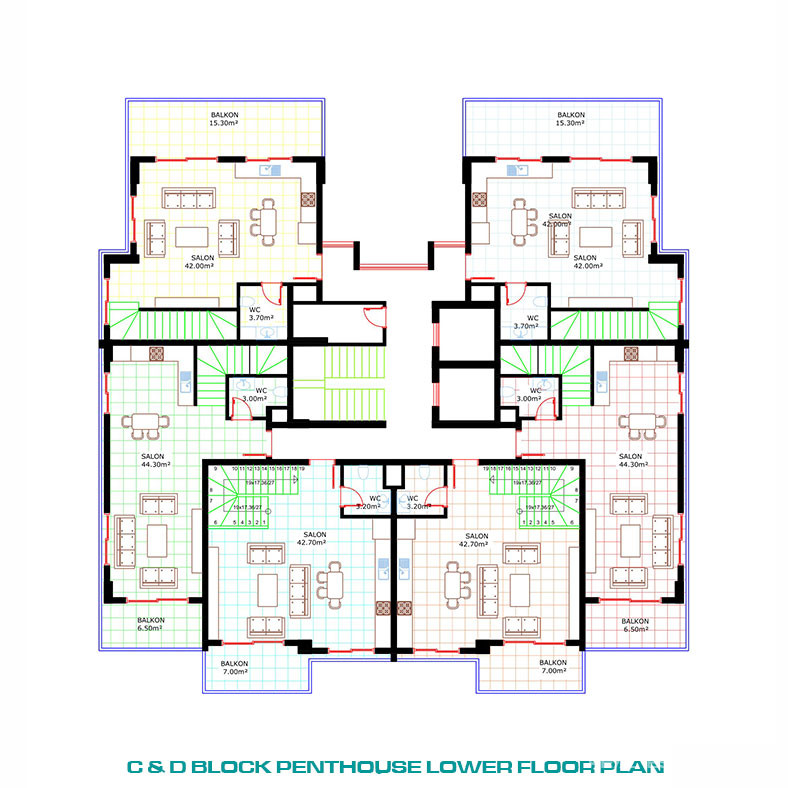 Exclusive 5 Star Concept Flats with Private Beach Club in Alanya - 79835